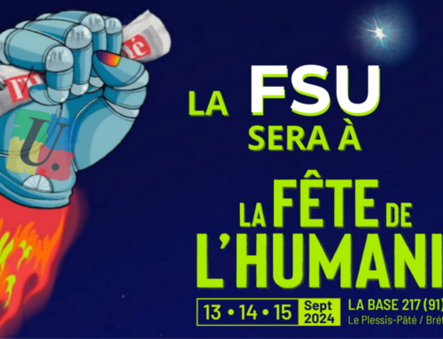 La FSU sera à la Fête de l’Huma