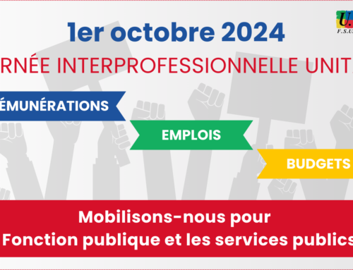 Le 1er octobre en grève et en manifestation pour nos droits !