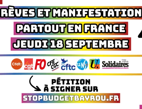 Le 18 septembre, TOUTES ET TOUS EN GRÈVE !